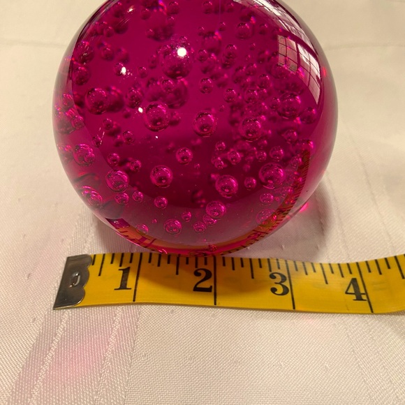 Red Resin Sphere - Picture 2 of 5